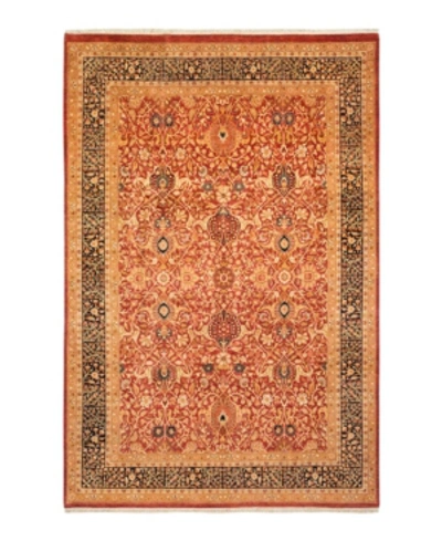 Adorn Hand Woven Rugs Mogul M1521 6'1" X 9'1" Rectangle Area Rug In Red