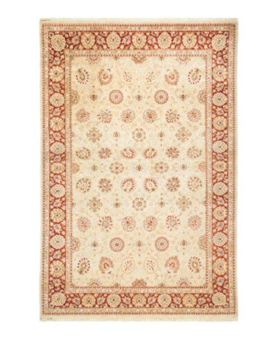 Adorn Hand Woven Rugs Mogul M1749 6' X 9'1" Area Rug In Ivory