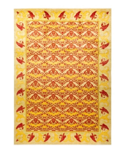 Adorn Hand Woven Rugs Arts And Crafts M1625 9'10" X 13'10" Area Rug In Red