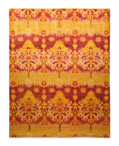 Adorn Hand Woven Rugs Modern M1625 8'1" X 10'2" Area Rug In Gold-tone