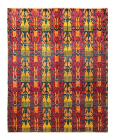 Adorn Hand Woven Rugs Modern M1625 8' X 9'10" Area Rug In Red