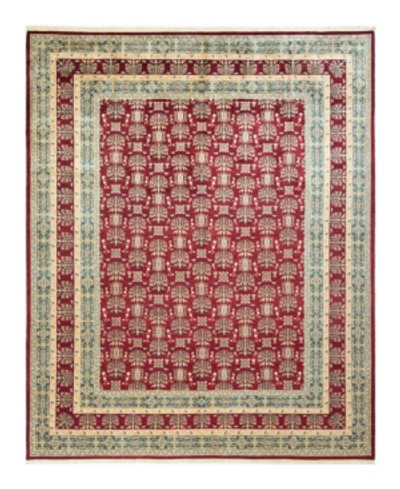 Adorn Hand Woven Rugs Mogul M1275 8'3" X 10'5" Area Rug In Maroon