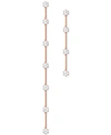 Swarovski Constella Earrings In Rose Gold