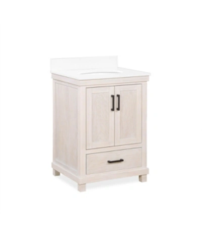 Dorel Living Mills Bathroom Vanity In White