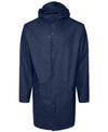 Rains Unisex Long Jacket In Navy
