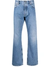 MAISON MARGIELA MID RISE BOOTCUT JEANS