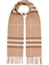 Burberry The Classic Check Cashmere Scarf In Brown