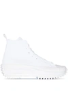 Converse Chuck Taylor(r) All Star(r) Run Star Hike Hi Platform Sneaker In White