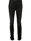R13 'stratford' Raw Hem Jeans In Black