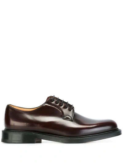 Church's Shannon Derby Shoes In Burgundy