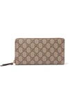 GUCCI Coated-canvas continental wallet