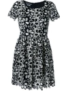 BOUTIQUE MOSCHINO FIT AND FLARE MINI DRESS,A0450583911609367