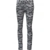 SAINT LAURENT zebra print skinny jeans,447985Y877L