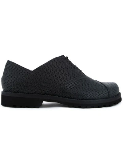 Peter Non Chunky Oxford Shoes In Black