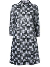 ROSSELLA JARDINI flared jacquard coat,RJF16314RJWO0511626358