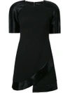 DAVID KOMA CONTRAST SLEEVE DRESS,DK22DC11619804