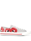 Comme Des Garçons Play X Converse Jack Purcell Low-top Sneakers In Grau