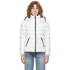 Moncler Bady Padded Zipped Jacket In 032 White