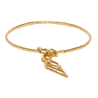 Jacquemus Gold La Montagne 'le Bracelet Chiquita' Bracelet In Metallic