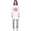 VETEMENTS WHITE 'NO MAINSTREAM' T-SHIRT