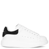 Alexander Mcqueen White And Black Crystal Classic Sneakers