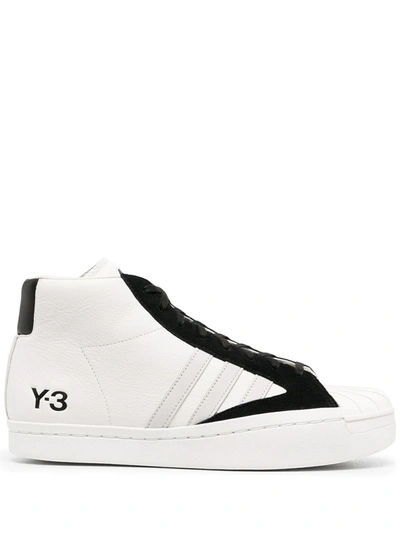 Y-3 White/black Yohji Pro Sneakers