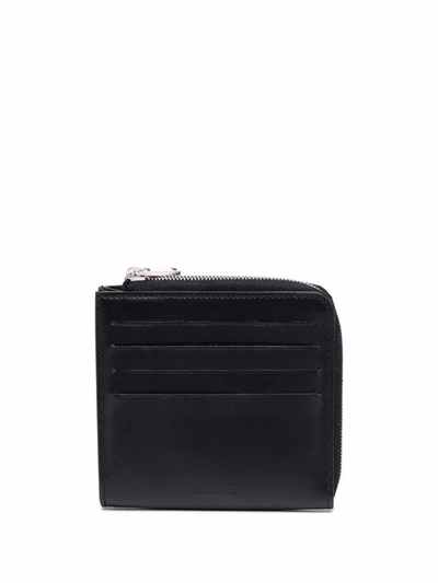 Jil Sander Card-slot Wallet In Schwarz