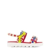 DOLCE & GABBANA DOLCE & GABBANA RED CARRETTO SANDALS,D10920AR968