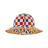 DOLCE & GABBANA DOLCE & GABBANA BLUE CARRETTO SUN HAT,LB4H48G7WLW