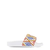 DOLCE & GABBANA DOLCE & GABBANA WHITE CARRETTO SLIDE SANDALS,D10705AJ931