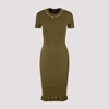 GIVENCHY GIVENCHY CHAIN EMBELLISHED KNITTED DRESS