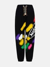 Palm Angels Black Cotton Missoni Sport Pa Pants In Black