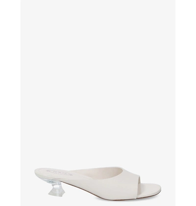 Tod's Slip-on Leather Sandals In White