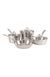 Viking Contemporary 7-piece Cookware Set In Stainless Steel