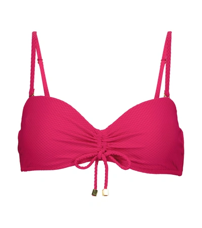 Heidi Klein Melides Bandeau Bikini Top In Pink