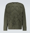 LOEWE CABLE-KNITTED ANAGRAM jumper,P00563098