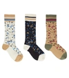 PAADE MODE 3 PAIRS OF STRETCH-COTTON SOCKS,P00601853