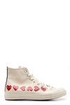 COMME DES GARÇONS PLAY COMME DES GARÇONS PLAY X CONVERSE CHUCK TAYLOR HEART 1970S SNEAKERS
