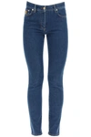 MOSCHINO MOSCHINO TEDDY BEAR PATCHED SKINNY JEANS