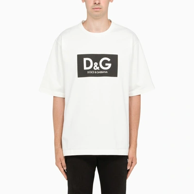 Dolce & Gabbana Logo-print Short-sleeved T-shirt In White