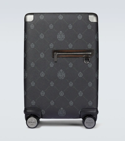 Berluti Formula 1005 Canvas Suitcase In Black