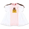 FENDI FENDI KIDS BEAR PRINTED PANELLED DRESS