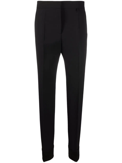 Givenchy High-waisted Wool Tailored Trousers In Black