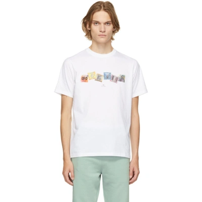 Ps By Paul Smith White Monkey Line-up T-shirt