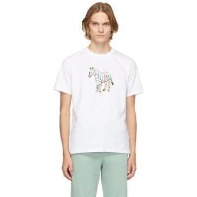 Ps By Paul Smith Graphic-print Short-sleeved T-shirt In White