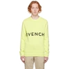Givenchy 4g Intarsia Knitted Logo Jumper In Yellow