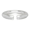 All Blues Almost Polished Sterling Silver Ring In Silver
