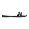 Fabiana Filippi Leather Slides In Black