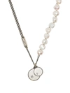 M COHEN PEARL-EMBELLISHED CHAIN NECKLACE