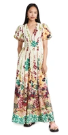 La Doublej Bella Cascata-print Silk Crepe De Chine Maxi Dress In Multicolour